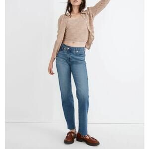 Madewell The Mid-Rise Perfect Vintage Criss Cross Edition Jean Edgarton Wash 27